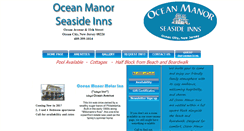 Desktop Screenshot of oceanmanorseasideinns.com